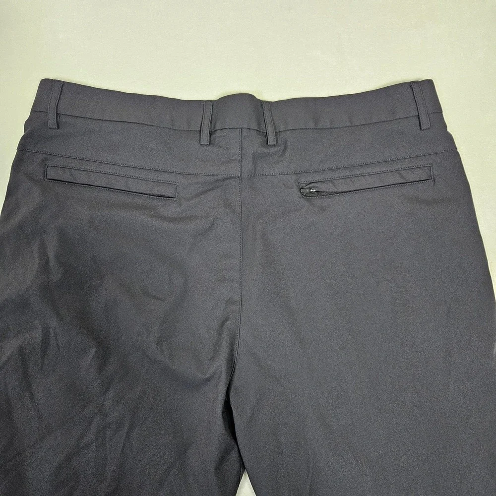 Marcus Pierce Renegade Pants Mens 36 x 30 Navy Performance Slim Stretch Dynaknit